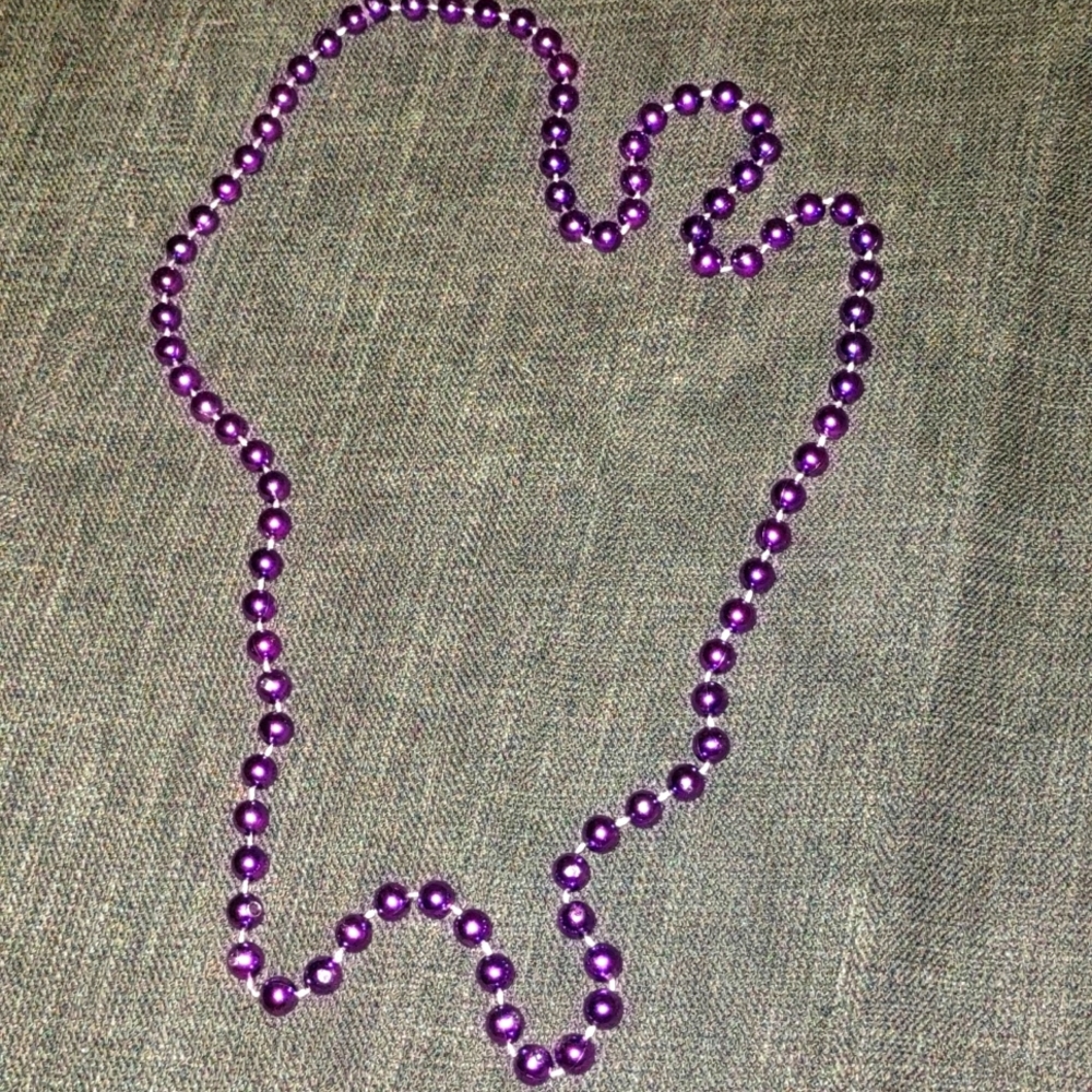 Purple Bead Necklace